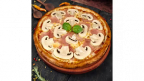 Pizza Prosciutto e Funghi Mică