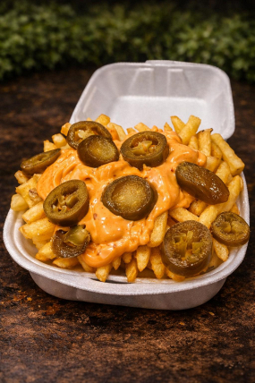 Chilli, Cheese Fries (8 ST)