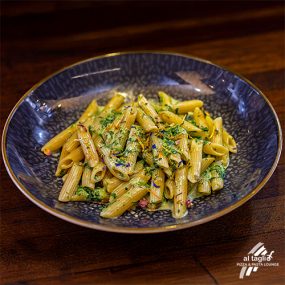 pasta gorgonzola und spinat