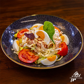 Italienischet salat dazu brot