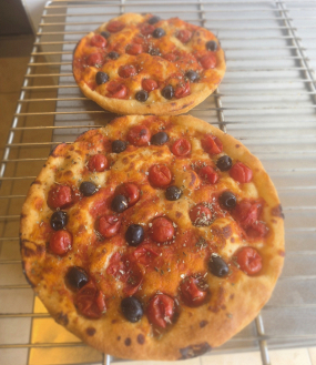 Pizza tonda lievito madre farcita baby