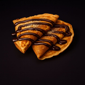 Clătite cu Ciocolată Neagră și Raffaello