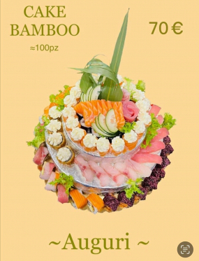 CAKE BAMBOO 100PZ