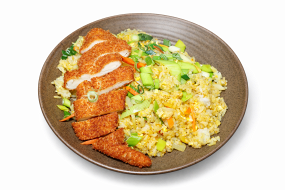 14. Gebratener Reis mit Gemüse und Ei 