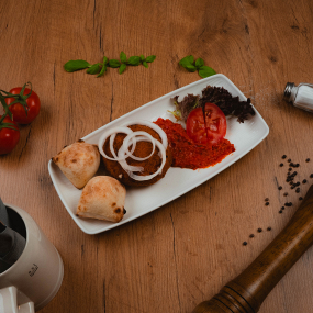 Panierter Balkankäse