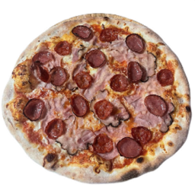 Salámový speciál (Půlené Pizzy)