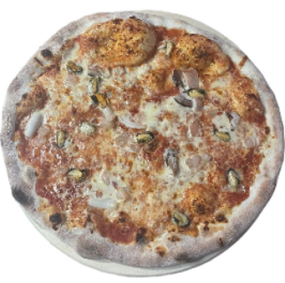 Plody moře (Půlené Pizzy)