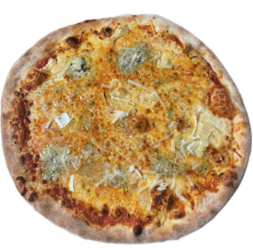 7 druhů sýra (Půlené Pizzy)