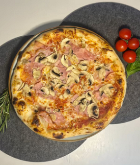 Pizza Prosciutto e Funghi 