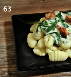 63. Gnocchi se špenátem