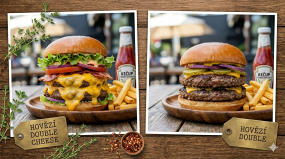 Hovězí double cheese 180g