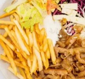 Talíř KEBAB hranolky velký