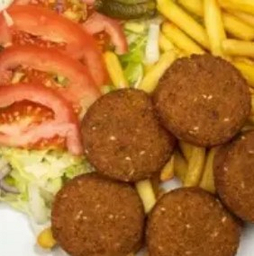 Talíř Falafel S Hranolkami