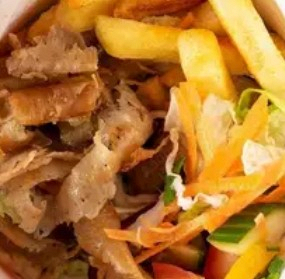 Kebab Box S Hranolkami malý