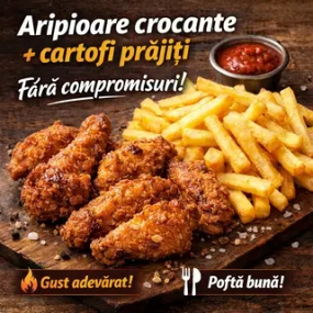 Aripioare Picante plus Cartofi