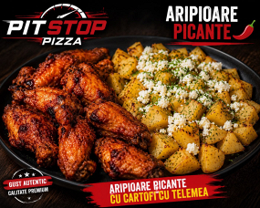 Aripioare Picante plus Cartofi cu telemea