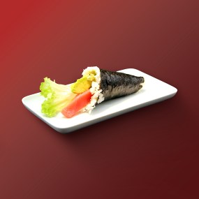 T2. Temaki Thon Avocat Poivron rouge