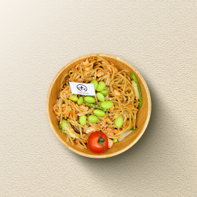 Menu Yakisoba au saumon