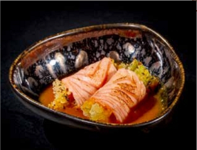 814. SALMONE FLOWER - 2 PEZZI