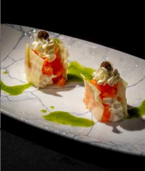 824. MILLEFOGLIE DI SALMONE - 2 PEZZI