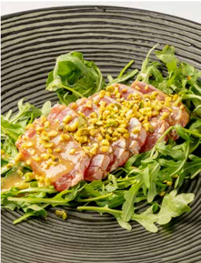 829. TATAKI TUNA PISTACCHIO