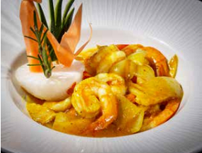 183 · GAMBERI AL CURRY