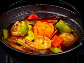 190 · SCODELLA DI GAMBERI PICCANTI