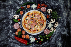 Pizza Party Cotto Funghi