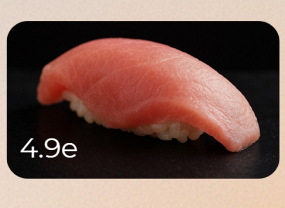 Nigiri au Thon Crue 2 pcs