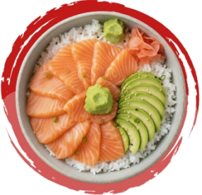 Saumon avocat chirachi