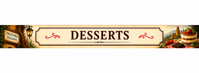 DESSERTS 🍫