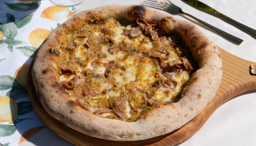 Pizza Napo e Pistachio 