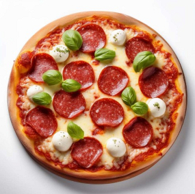 Salami Pizza