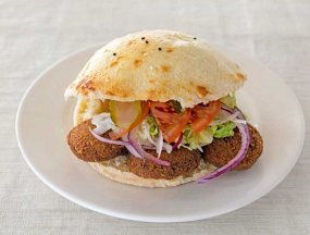 Kebab v Chlebu s Falafelem