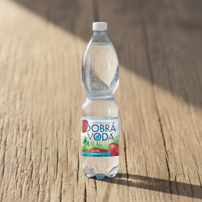 Dobrá voda - jahoda nep. 1,5 l