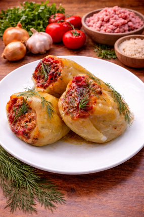 Ardei Umpluți cu Carne de Porc