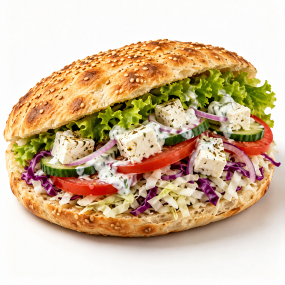 15. FETA SÝR V CHLEBU / TORTILLE (feta cheese in bread / wrap)