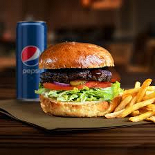 BURGER ZESTAW Cheese+ frytki + pepsi