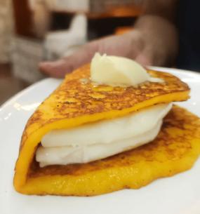 Cachapa con queso