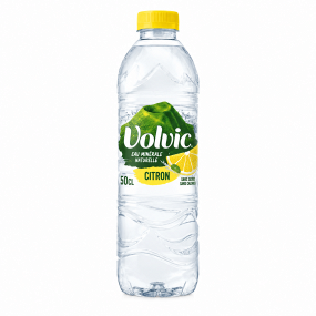 EAU PLATE VOLVIC CITRON 50CL