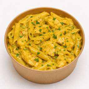 PASTA POLLO AL CURRY