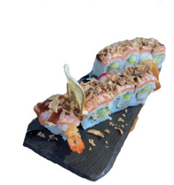 GAMBA TEMPURA SALMÓN