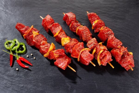 Brochettes de Bœuf : 3 Poivres