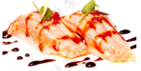 160.Nigiri sake flambè