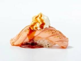 Nigiri Salmon Flambè