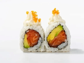 Uramaki Philadelphia e Salmone Roll Crudo