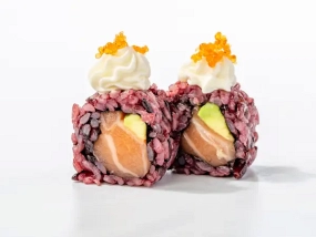 Black Philadelphia Salmon Roll