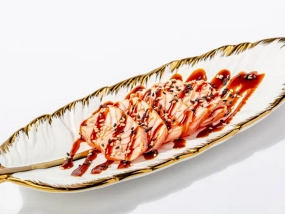 Tataki Salmone con Salsa Teriyaki