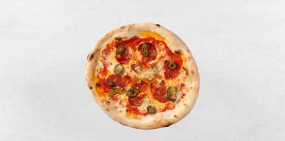 Pizza Diavolo scharf