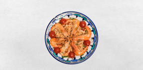 Risotto ai Gamberetti e Scampi in Salsa di Cognac